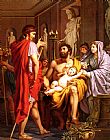Pierre Joseph Francois Themistocle, Banni D'Athenes, Se Rend Suppliant Chez Admete, Roi Des Molosses painting